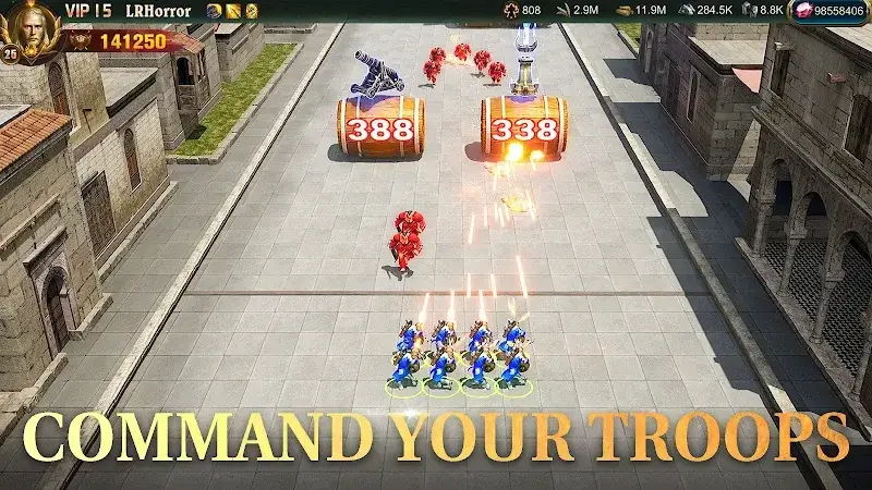 ภาพหน้าจอการเล่นเกม War and Order 6