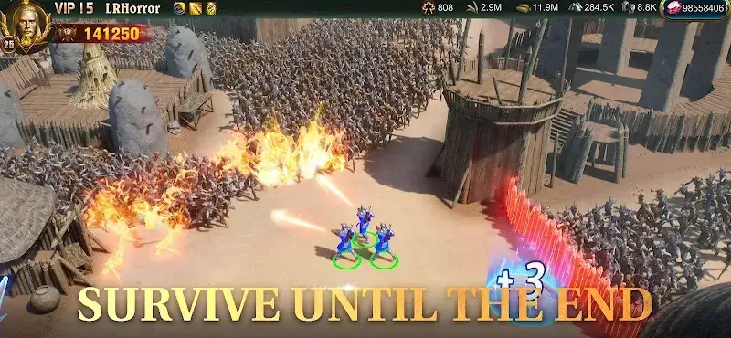 ภาพหน้าจอการเล่นเกม War and Order 2