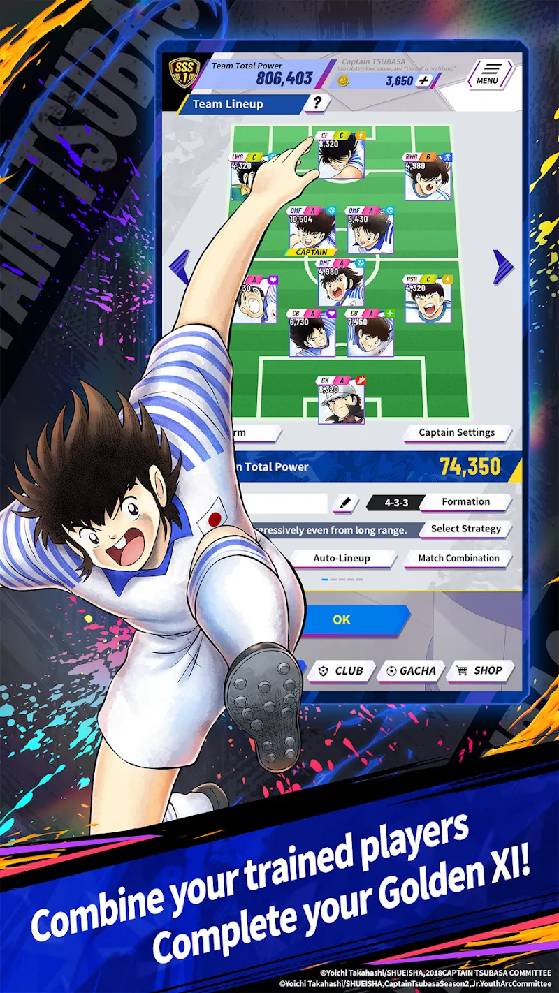 Captain Tsubasa: My Golden XI MG11 - ภาพหน้าจอ 6