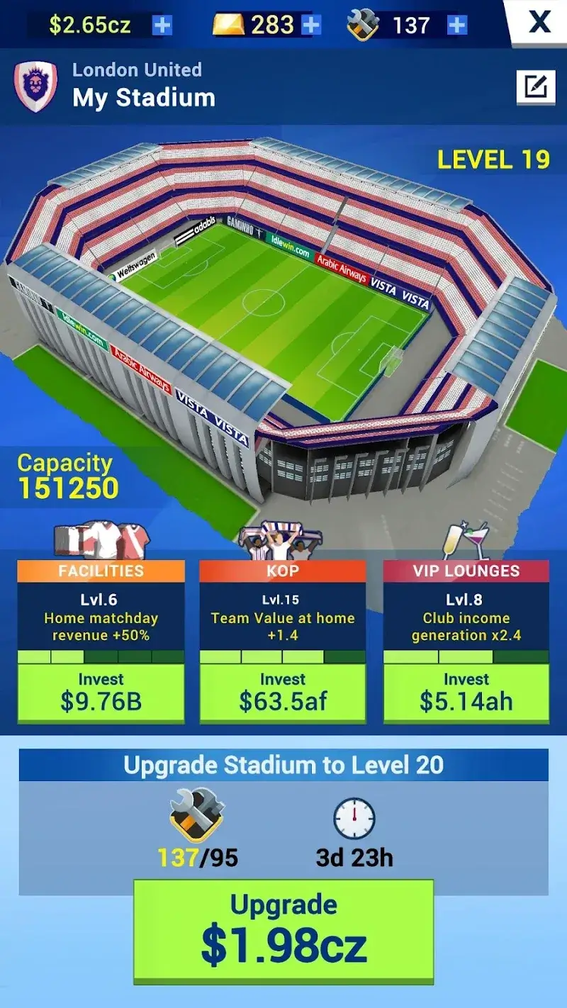 Idle Eleven - Soccer tycoon capture d'écran 3