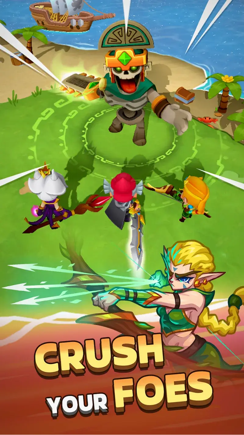 Epic Trio: Roguelike Clash - Ảnh chụp màn hình [Number]
