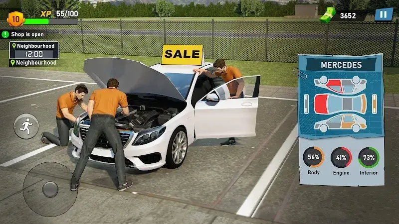 Captura de Pantalla del Juego Car Dealership Business 2