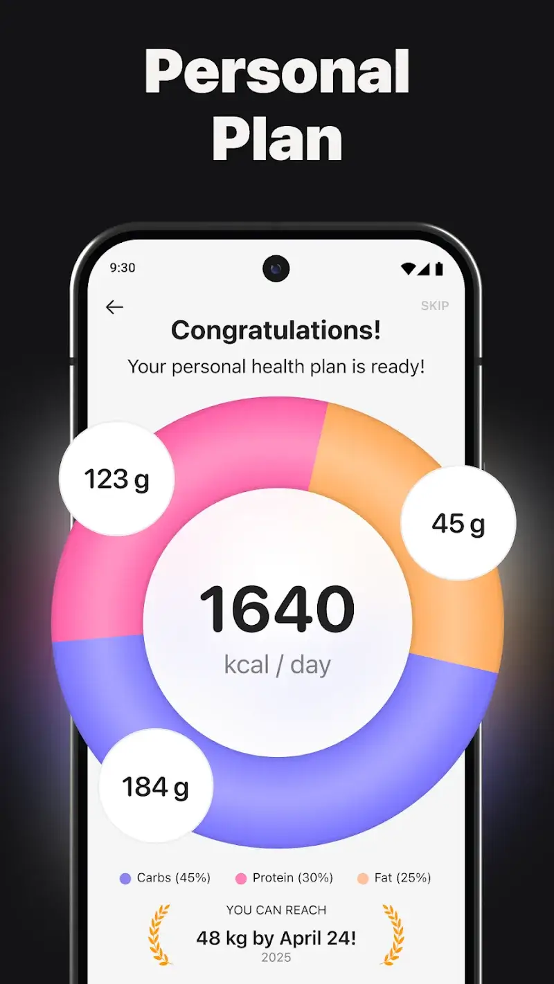 Calz: Calorie Counter AI capture d'écran 4