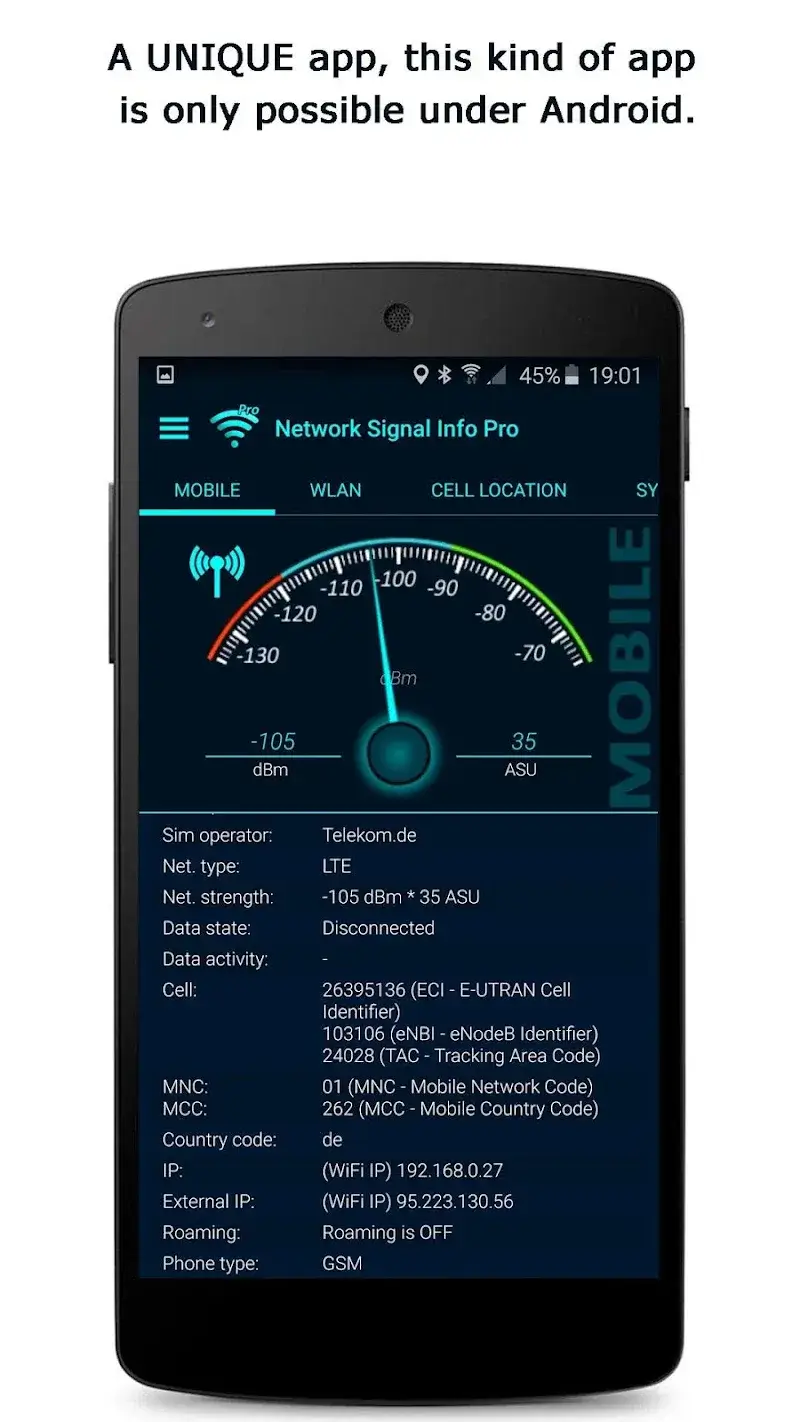 Network Signal Info Pro screenshot 1