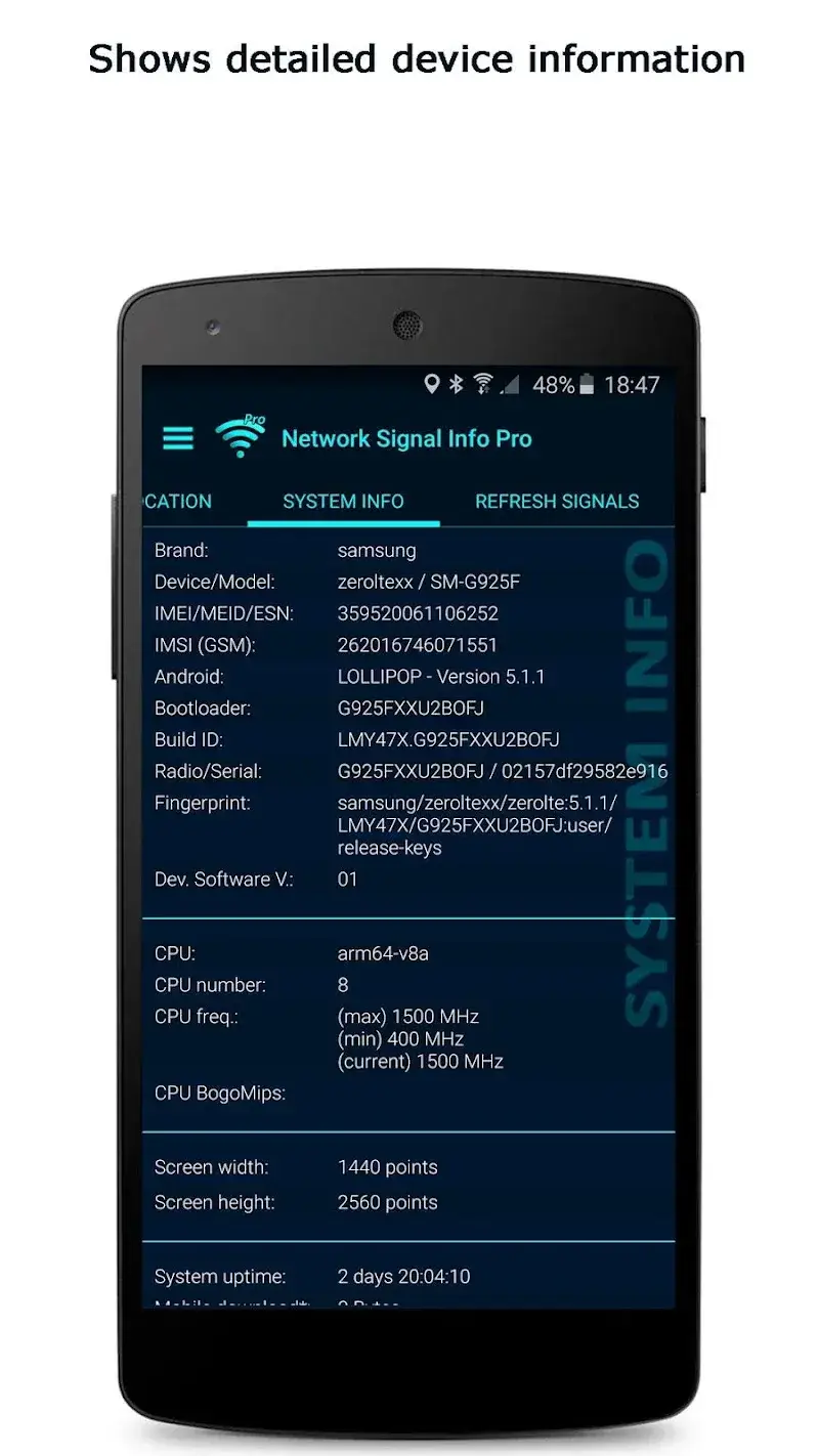 Network Signal Info Pro screenshot 5