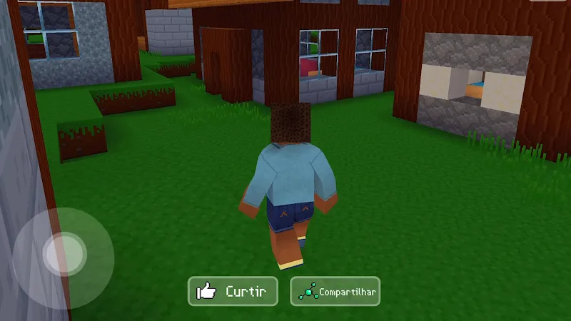 Tangkapan layar Block Craft 4 - Gambaran umum kota