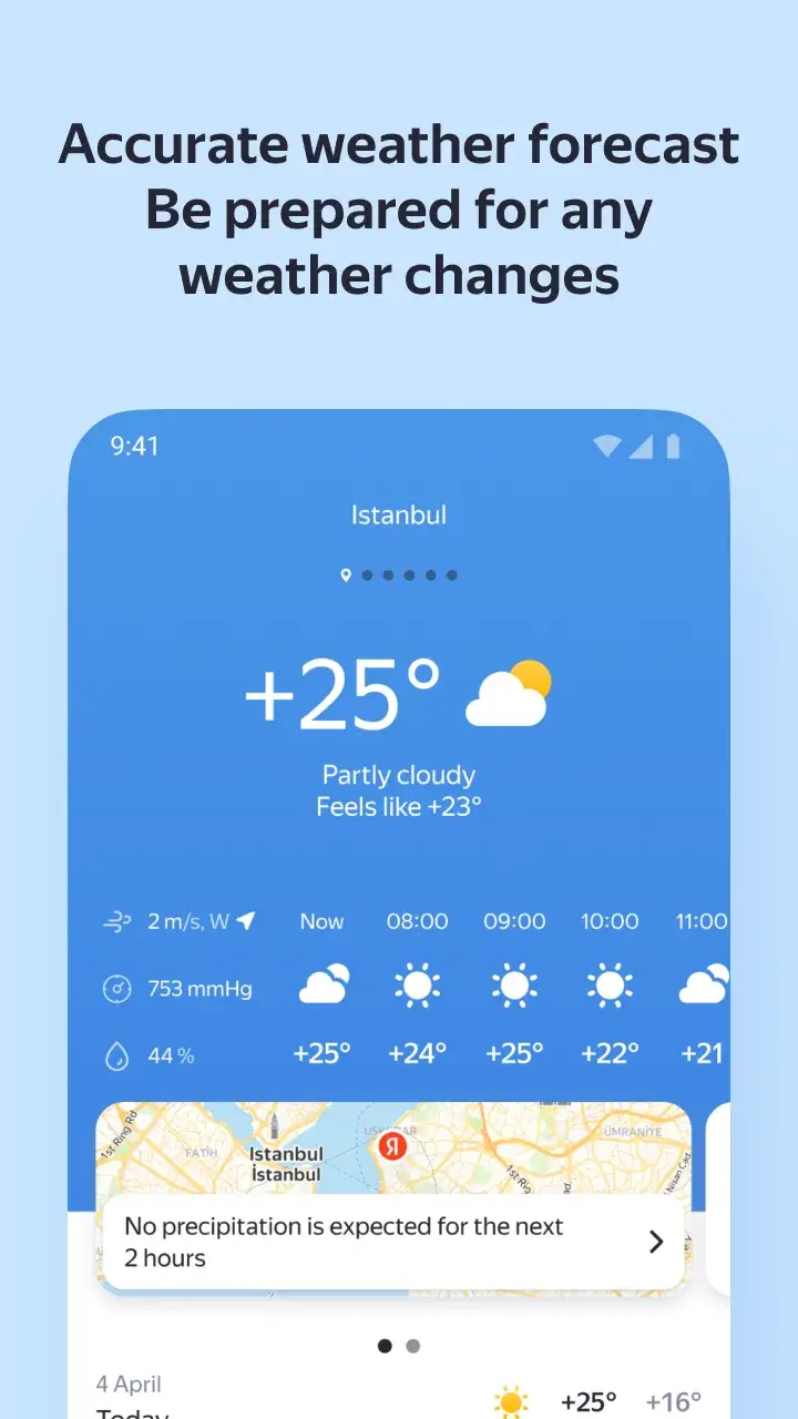 Captura de pantalla 6 de Yandex.Weather