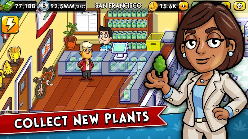Weed Inc Idle Tycoon capture d'écran 1