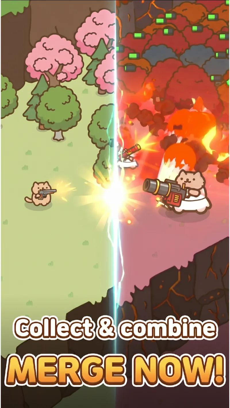 Idle Cat Gunner Screenshot 2