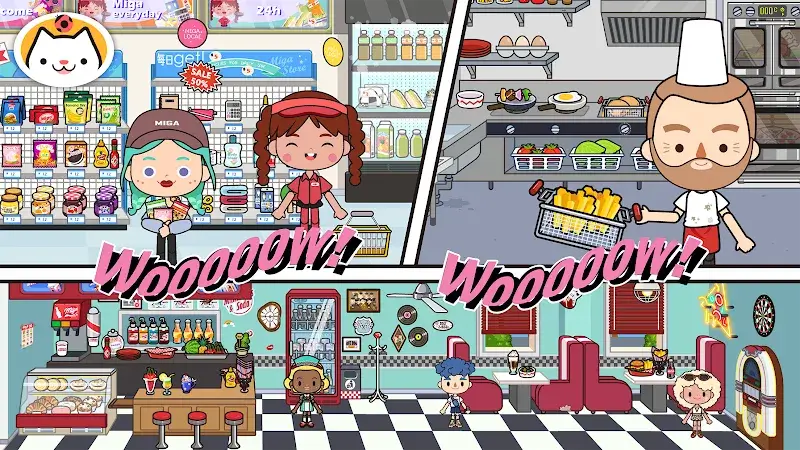 Capture d'écran Miga Town: My World 3