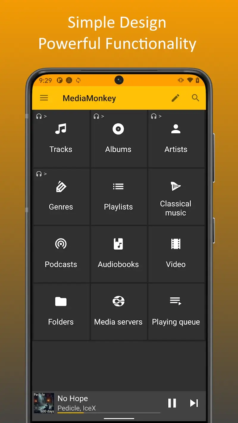 Tangkapan layar MediaMonkey 1