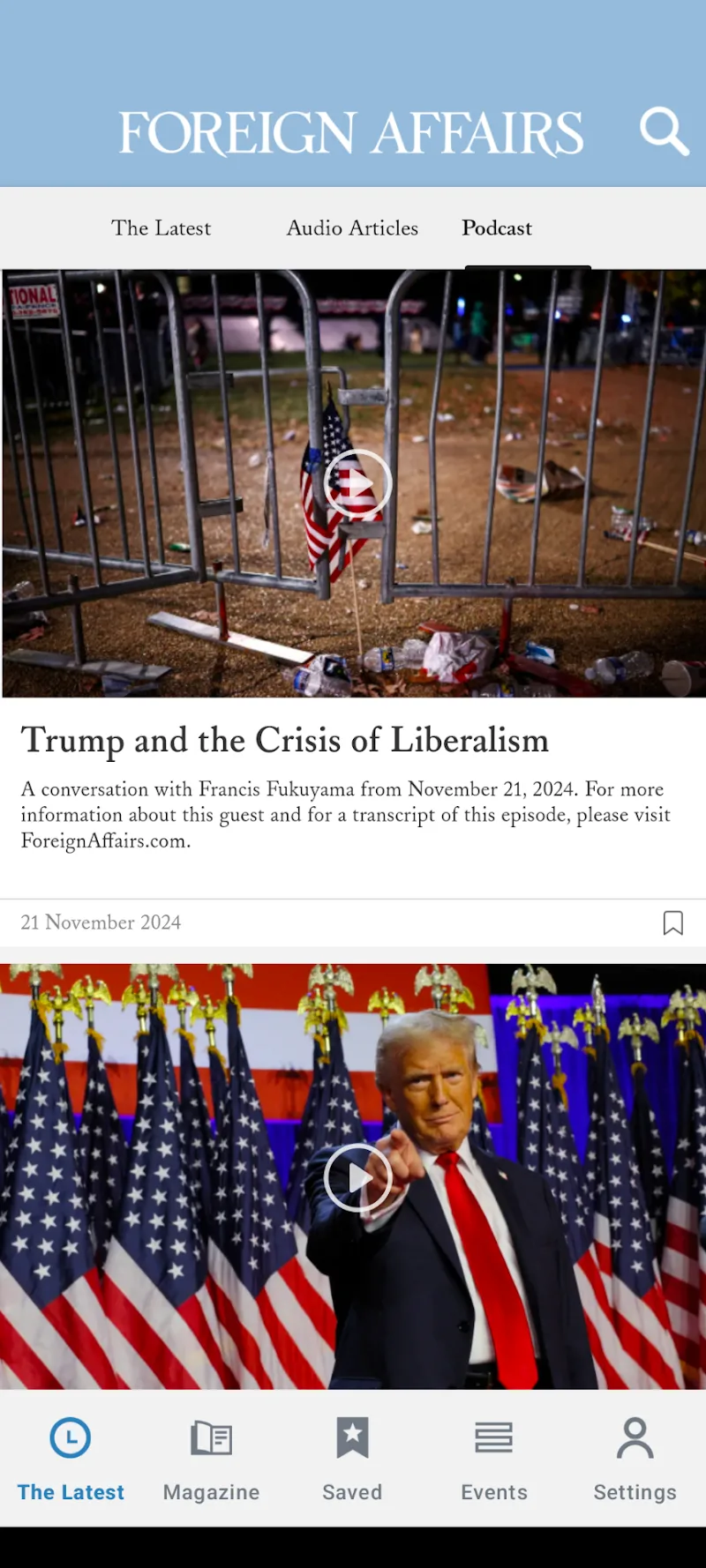 Foreign Affairs Magazine screenshot 6