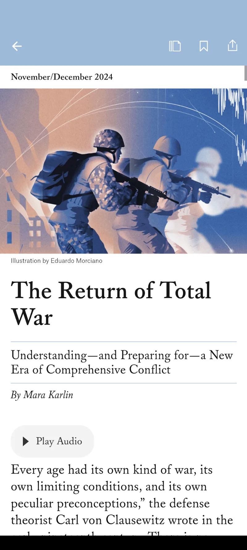Foreign Affairs Magazine screenshot 4