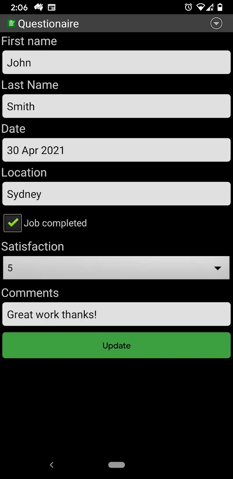 Capture d'écran 4 Custom Data Recorder