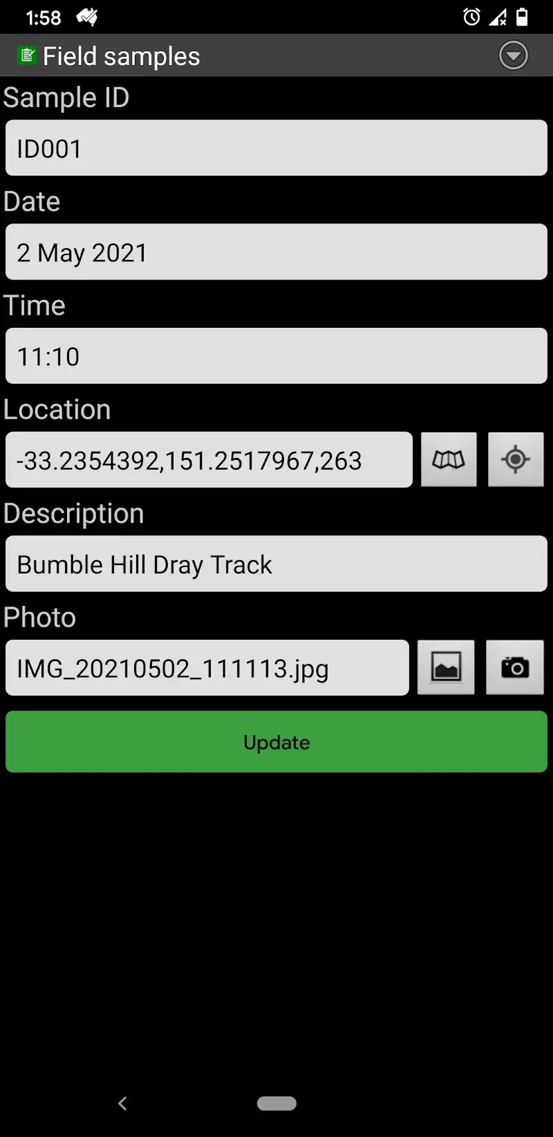 Capture d'écran 2 Custom Data Recorder
