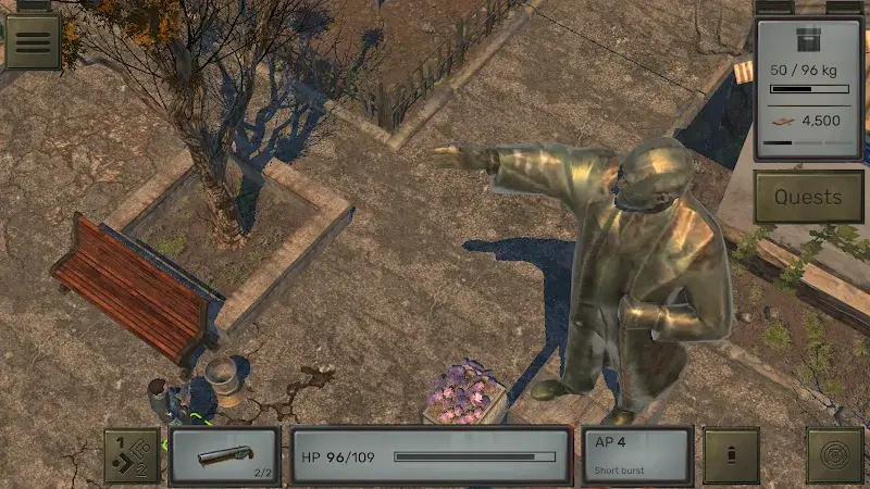 Screenshot di gameplay di Atom RPG 6