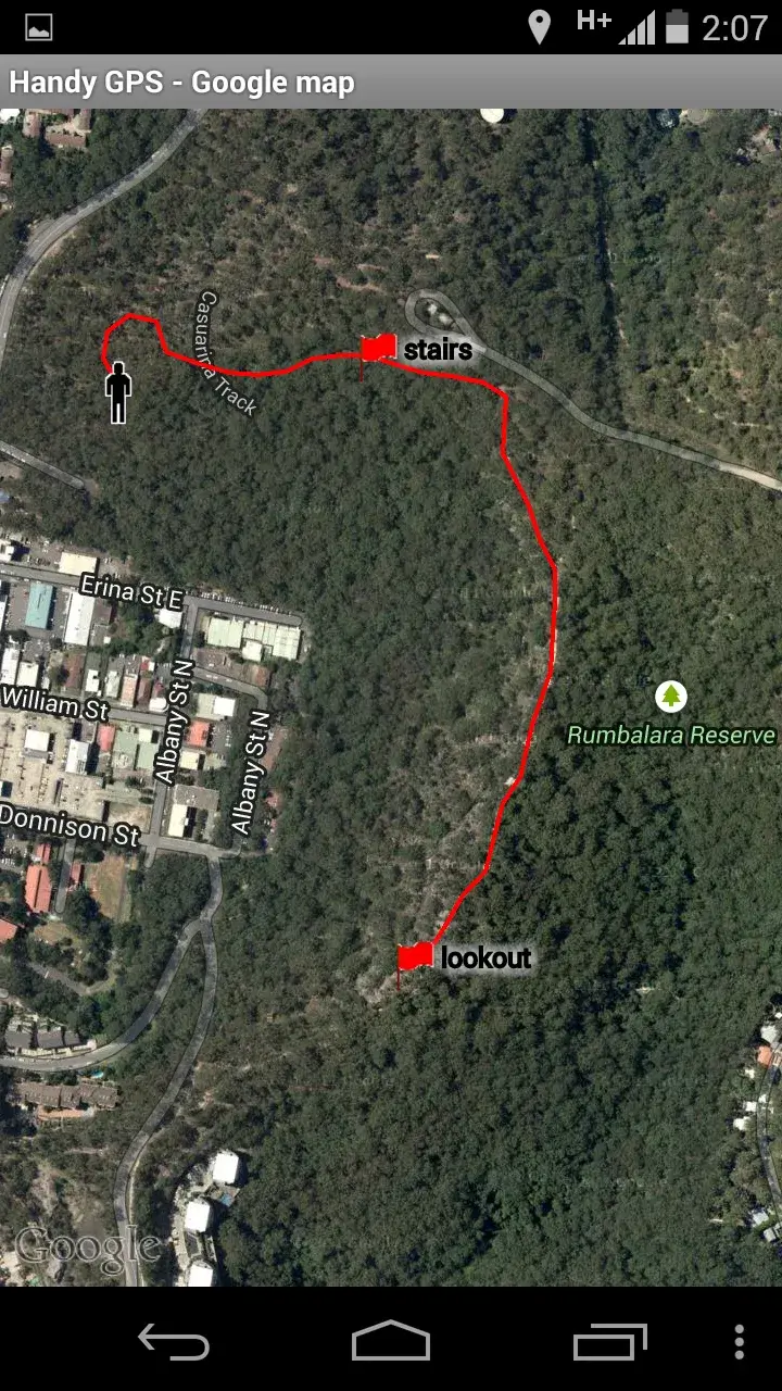 Handy GPS ekran görüntüsü 3