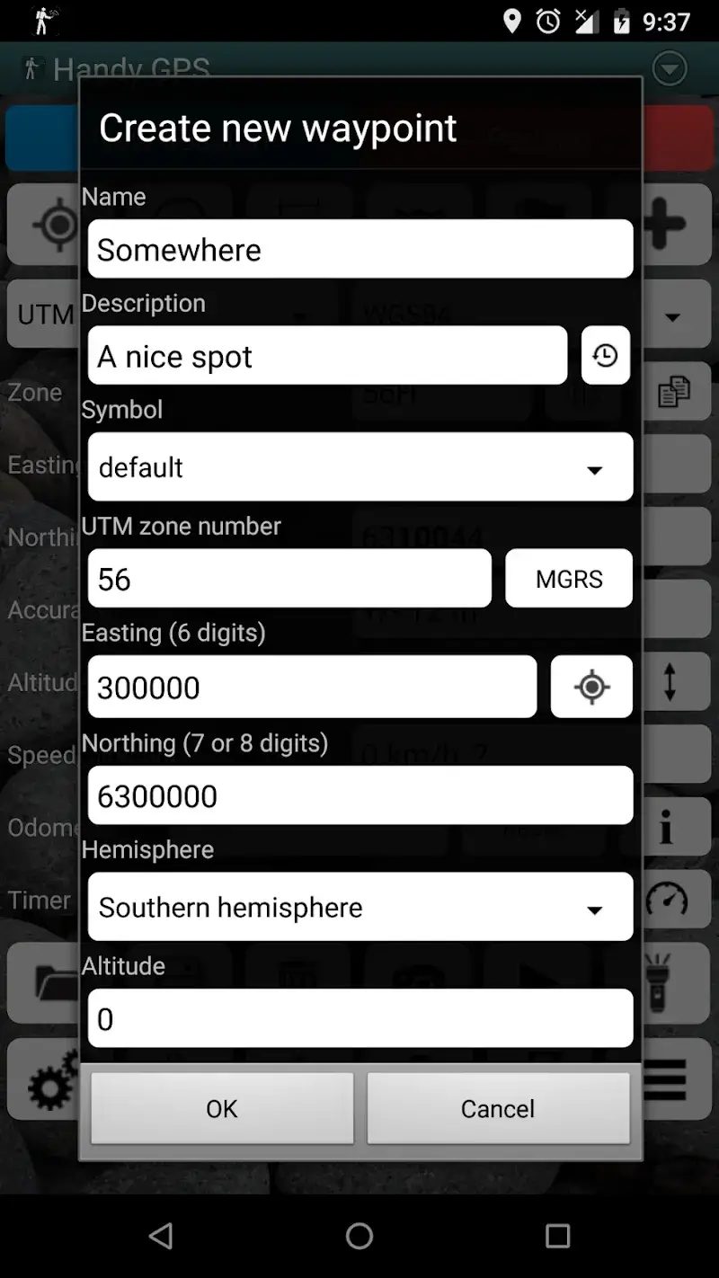 Handy GPS ekran görüntüsü 5