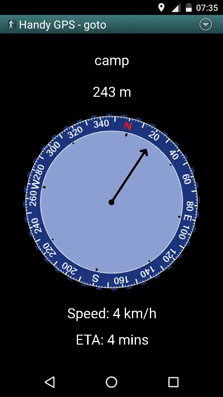 Handy GPS ekran görüntüsü 2