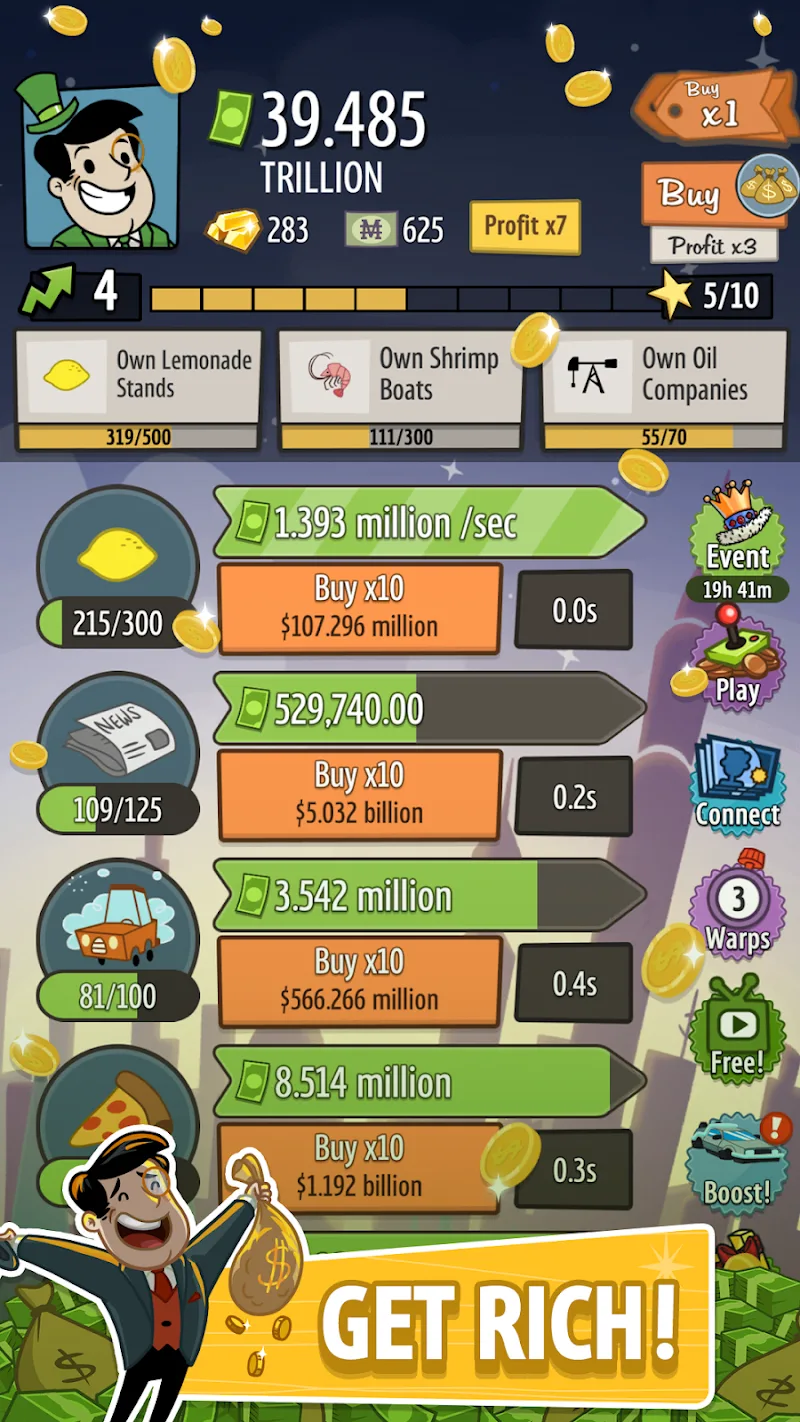 AdVenture Capitalist: Скриншот 2