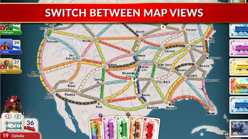 Ticket to Ride Screenshot 2