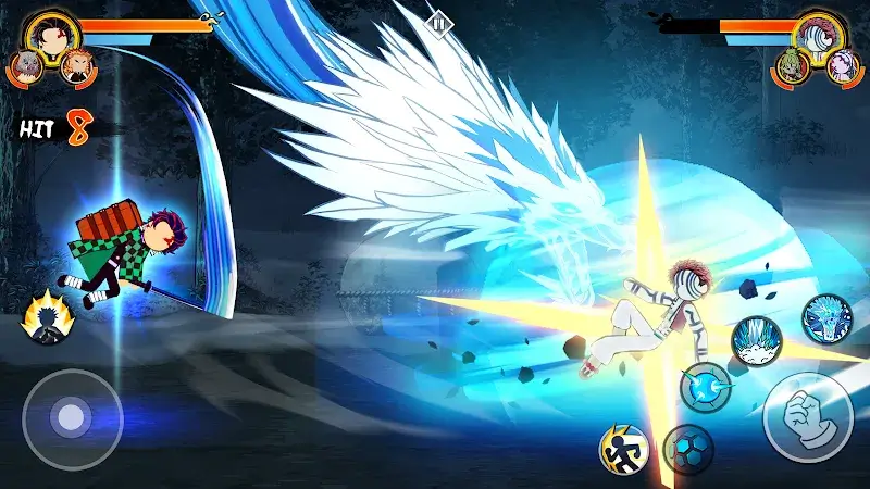 Stick Demon Shadow Fight captura de pantalla 2