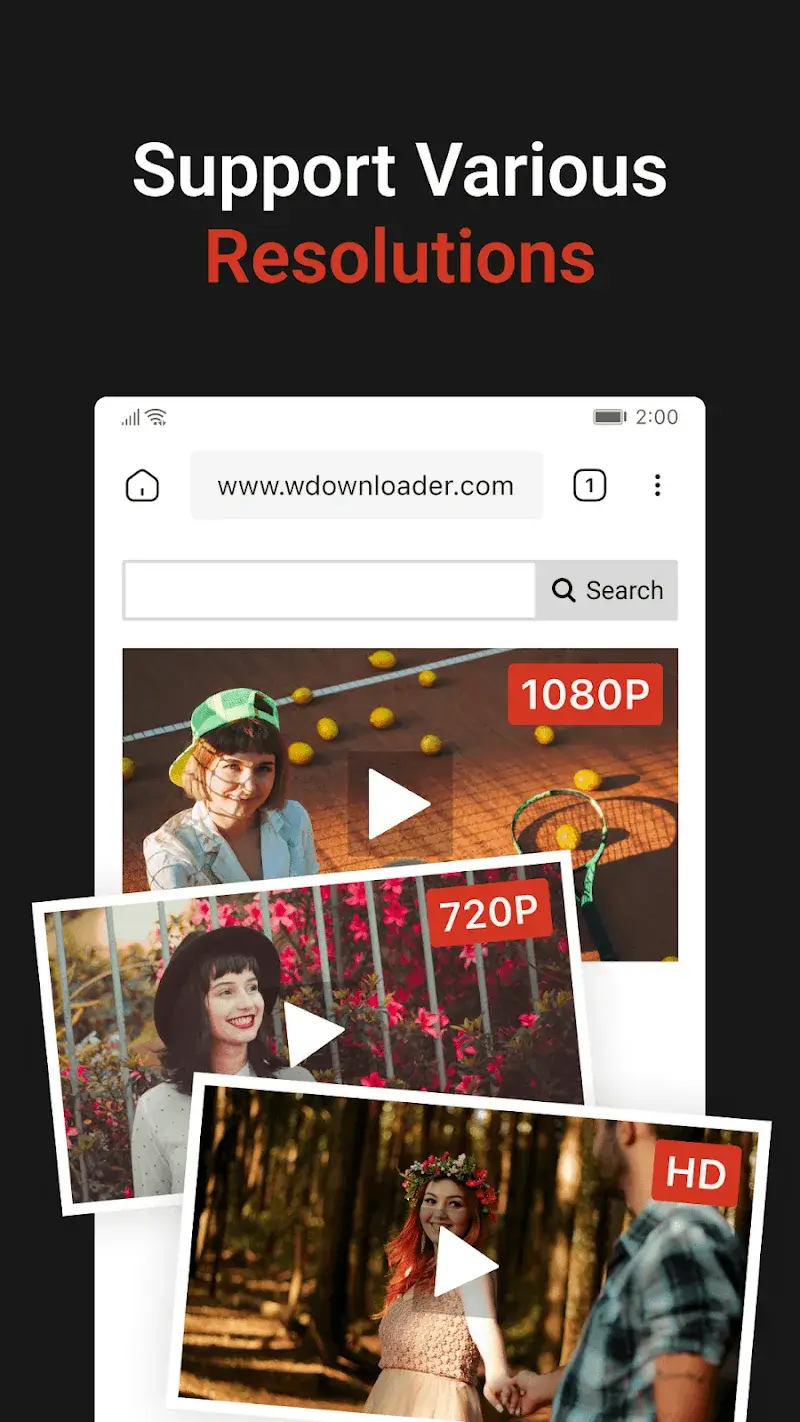 W Video Downloader & Player ekran görüntüsü 3