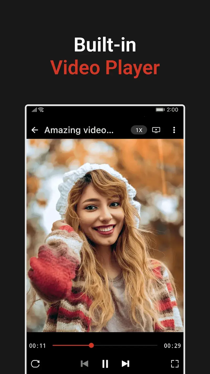 W Video Downloader & Player ekran görüntüsü 5
