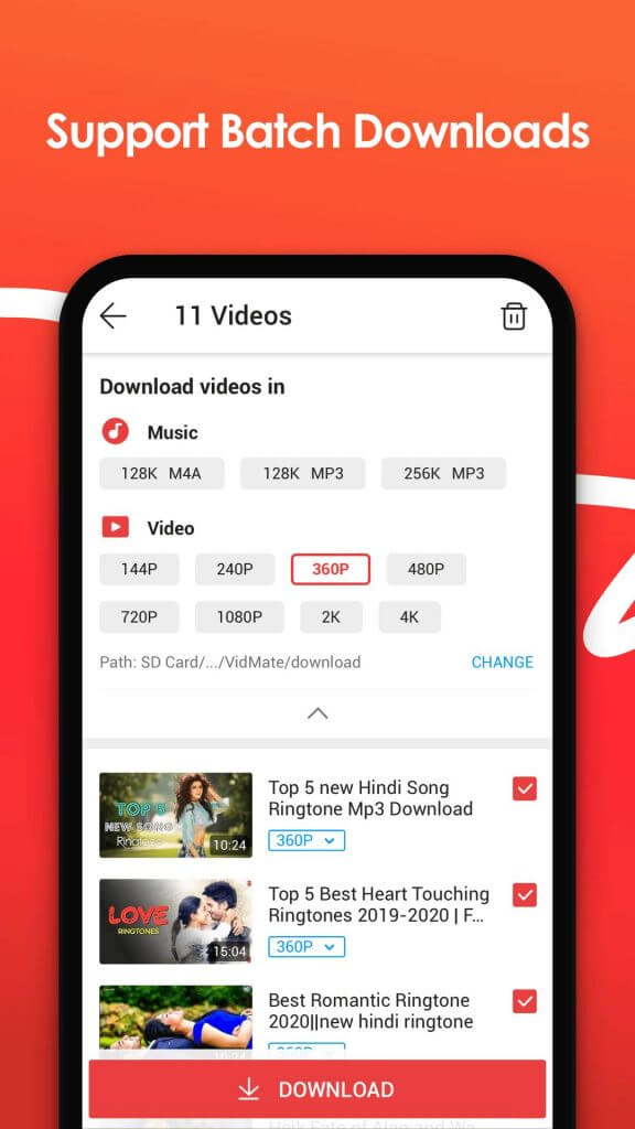 VidMate capture d'écran 3