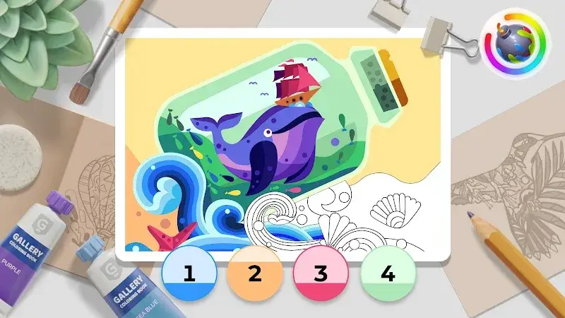 Gallery: Coloring Book & Decor screenshot 6