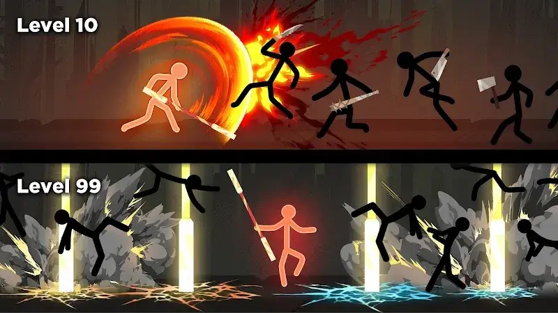 Capture d'écran 4 d'Epic Stickman