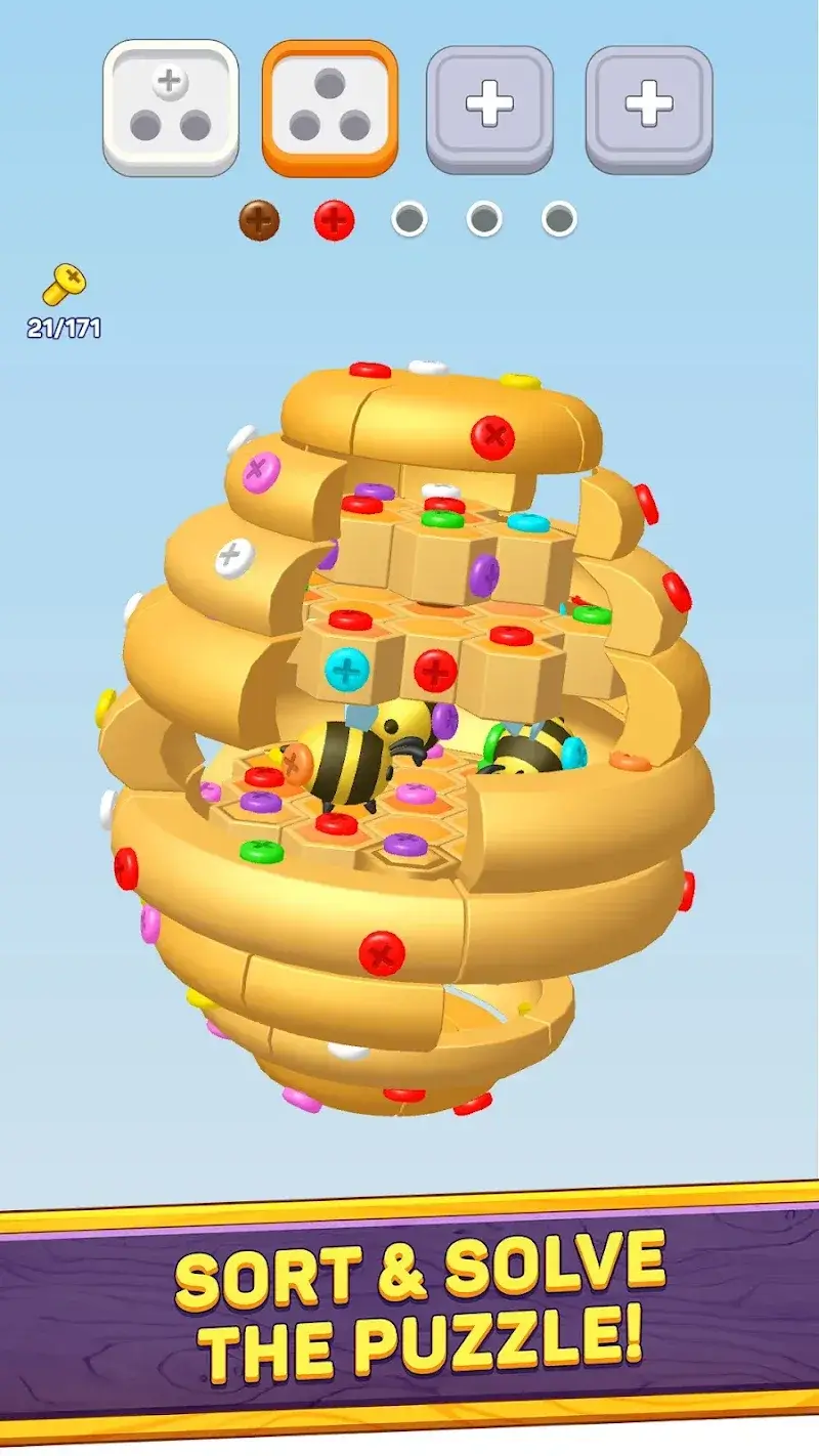 Screwzle 3D: Screw Sort screenshot 3
