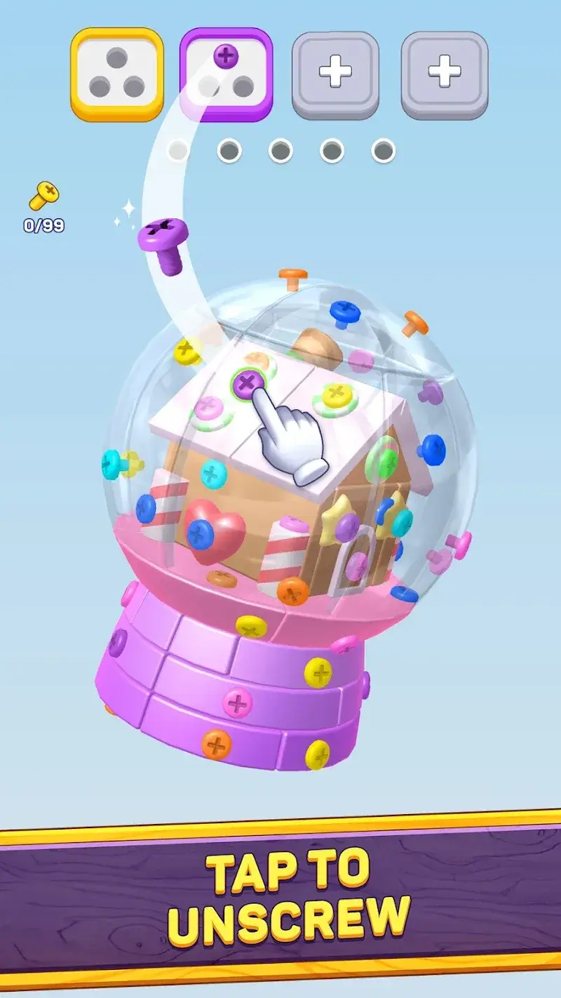 Screwzle 3D: Screw Sort screenshot 1