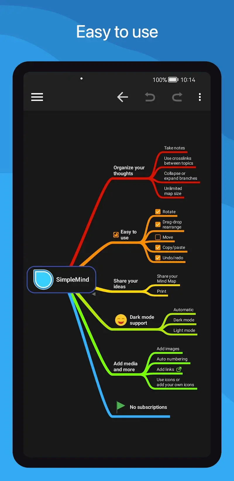 SimpleMind Pro screenshot 4
