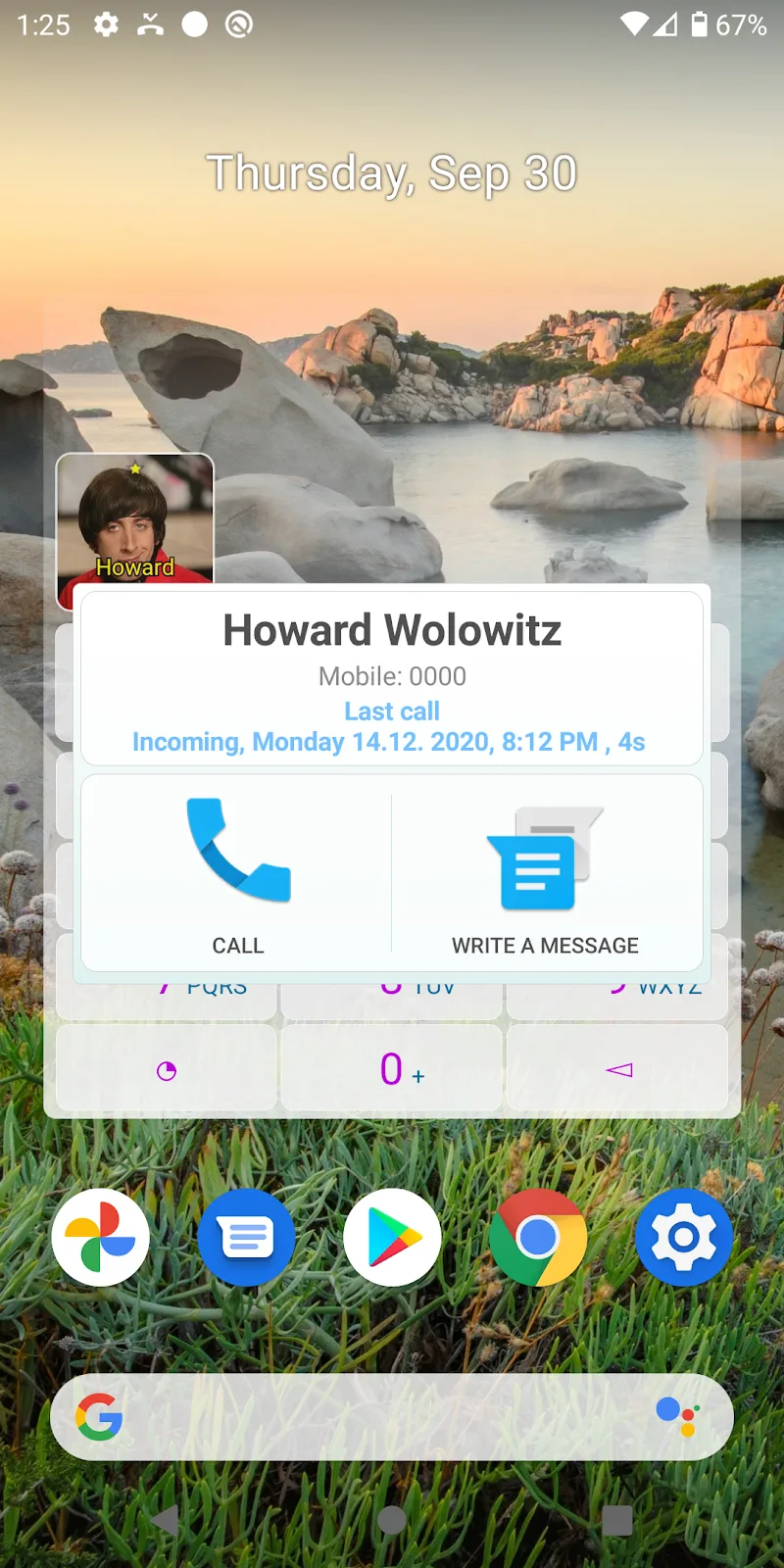 Desain Widget Penelepon 5
