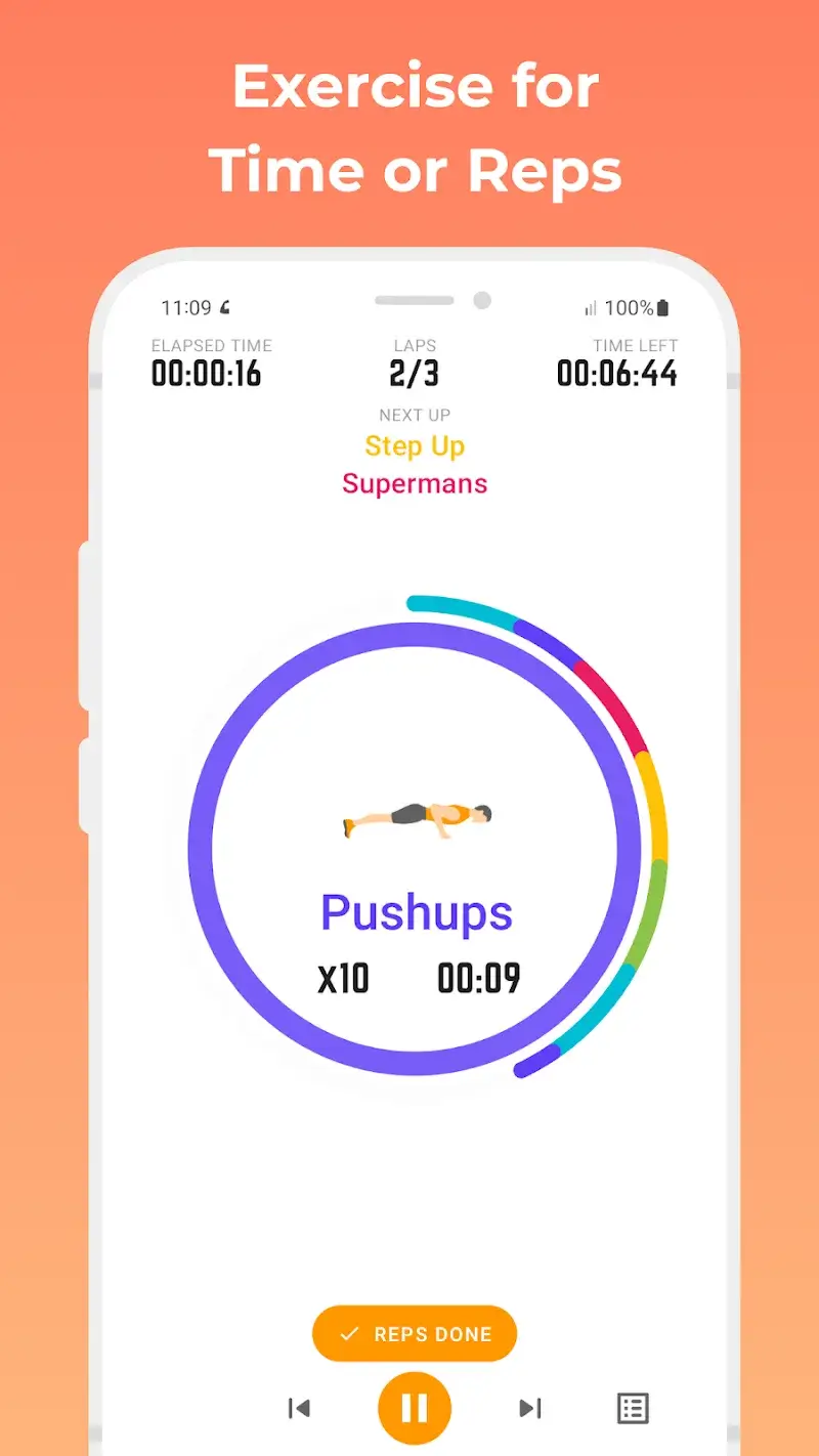 Exercise Timer captura de pantalla 4