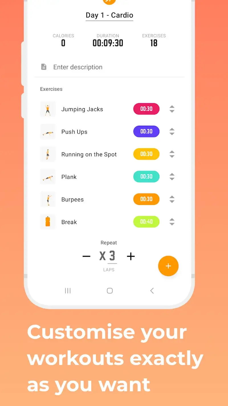 Exercise Timer captura de pantalla 3