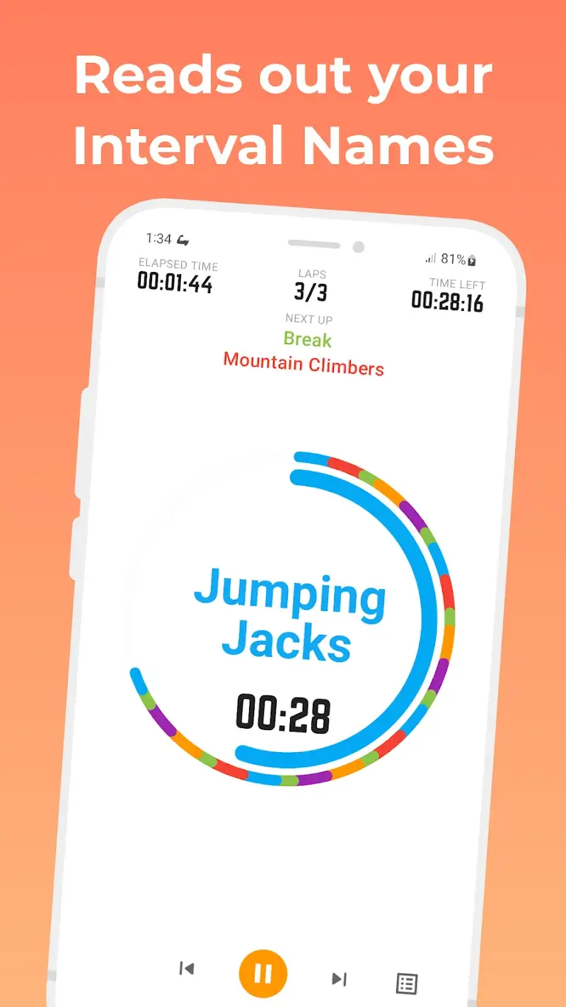 Exercise, Timer captura de pantalla 2