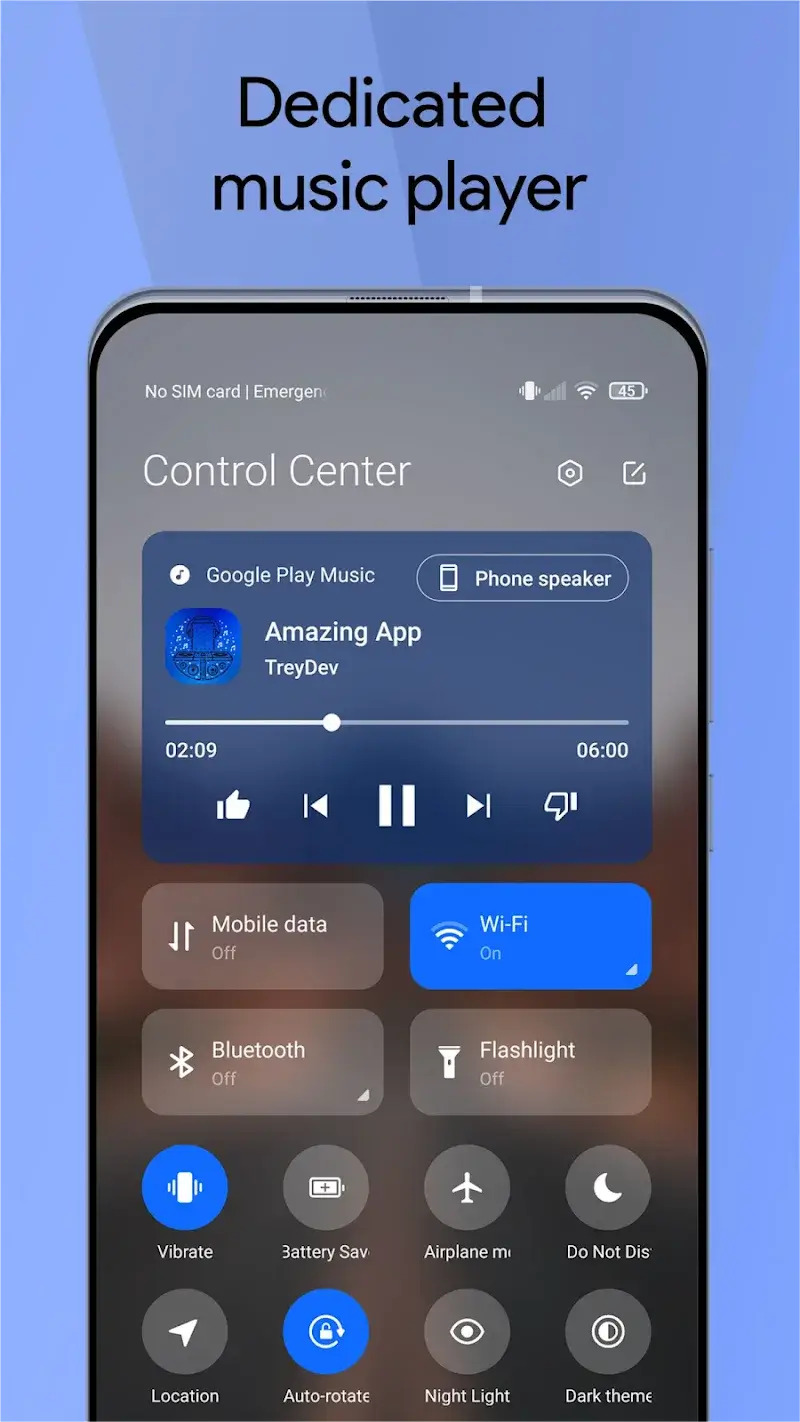Tangkapan layar Mi Control Center 3