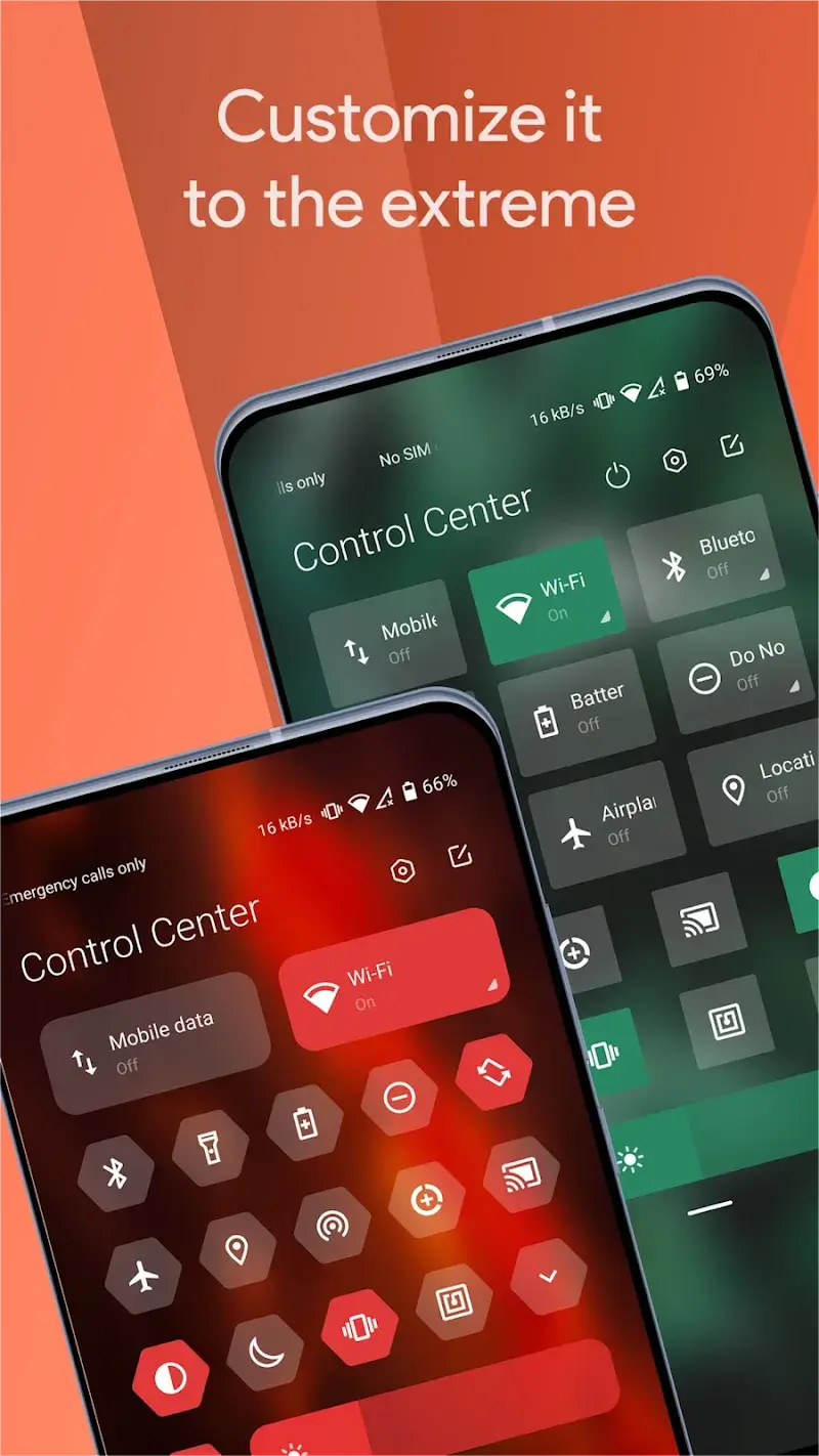 Tangkapan layar Mi Control Center 2