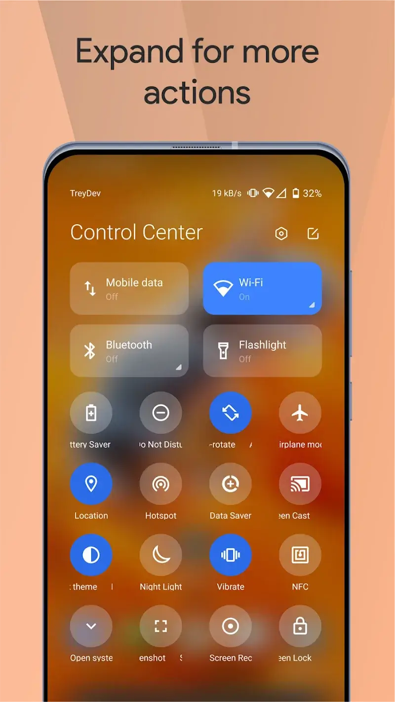 Tangkapan layar Mi Control Center 4