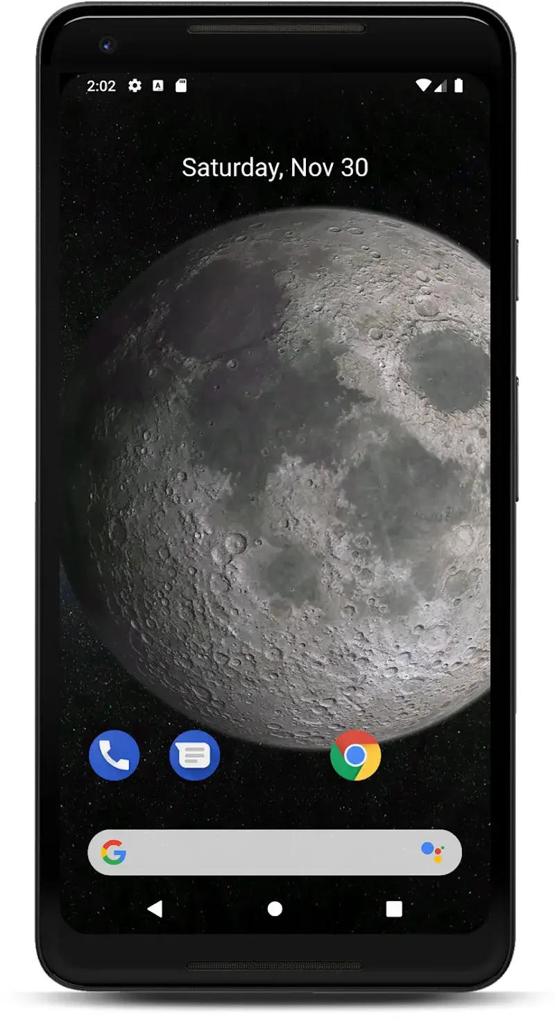 Capture d'écran Moon 3D Live Wallpaper 3