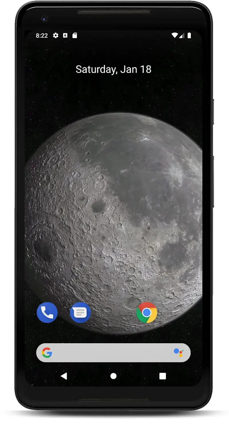 Capture d'écran Moon 3D Live Wallpaper 2
