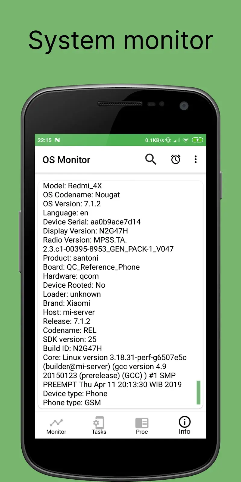 OS Monitor: Tangkapan Layar Monitor Tugas 5