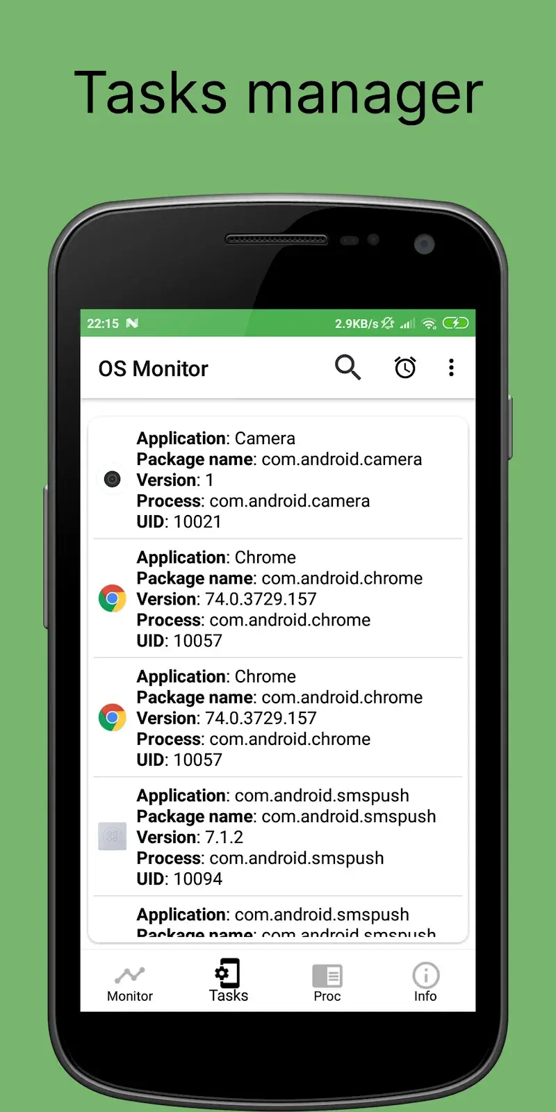 OS Monitor: Tangkapan Layar Monitor Tugas 6