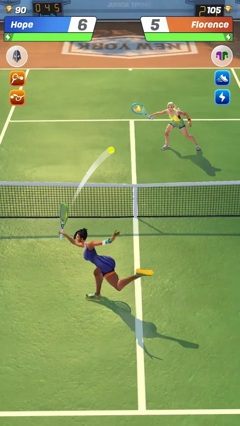 Captura de pantalla del juego Tennis Clash 3