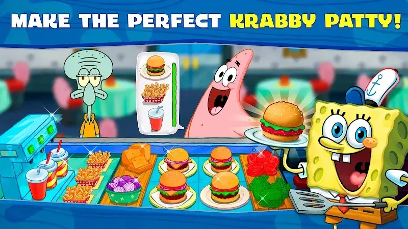SpongeBob: Krusty Cook-Off MOD APK captura de pantalla 2