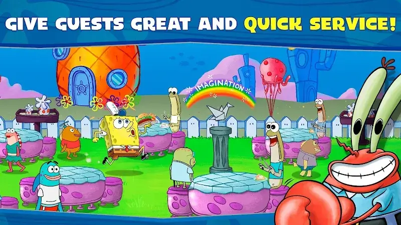SpongeBob: Krusty Cook-Off MOD APK captura de pantalla 3
