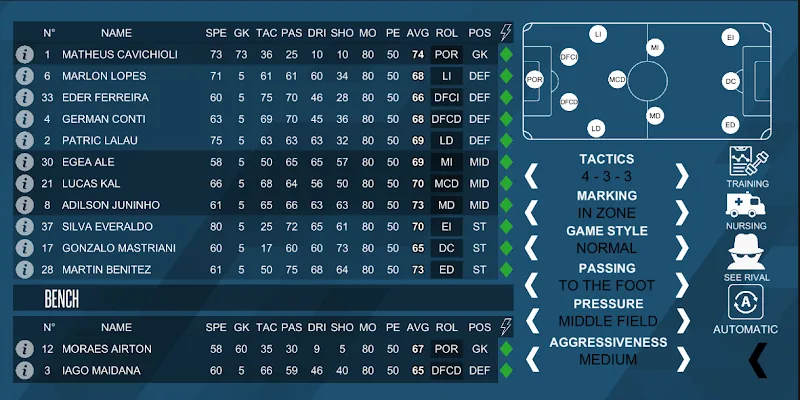 Captura de tela 6 do F11 Football Manager