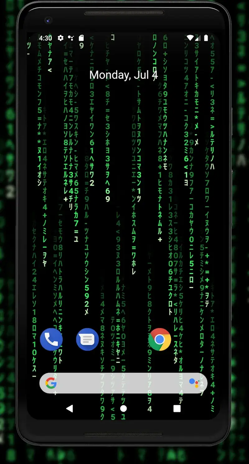 Captura de tela 1 de Matrix PRO Live Wallpaper